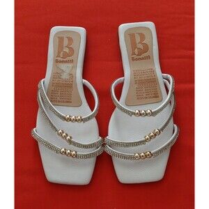 Bonalli Sandals Women's Size 38 Made In Colombia, White  Comfort.